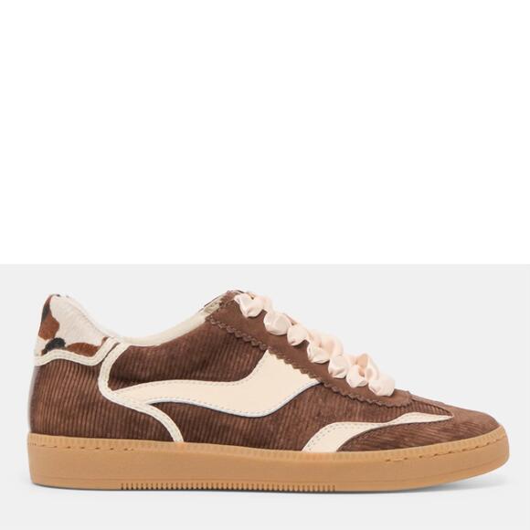 NEW DOLCE VITA women\'s notice sneakers in chocolate